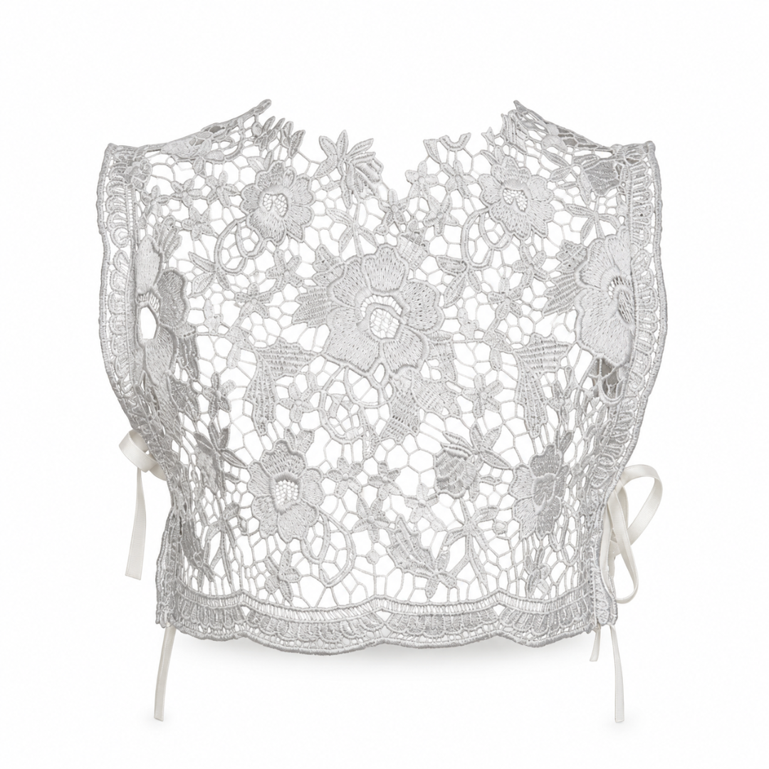 Coqueta Top de Guipur | Samira & Regeane
