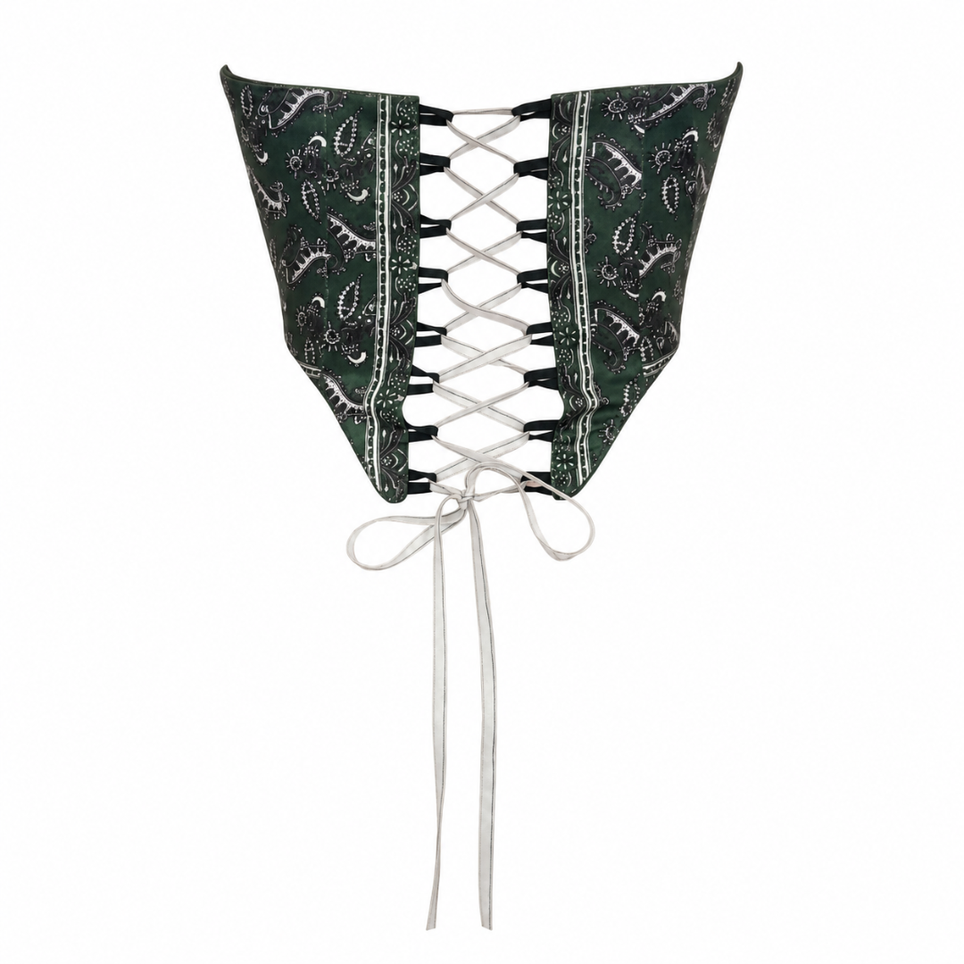 Paisley Corset Verde | Samira & Regeane